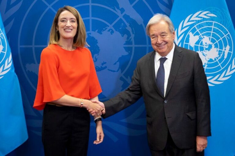 UNGA81 : à New York, Roberta Metsola défend la coopération entre l’Union européenne et les Nations Unies